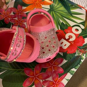 Customized blinged Crocs